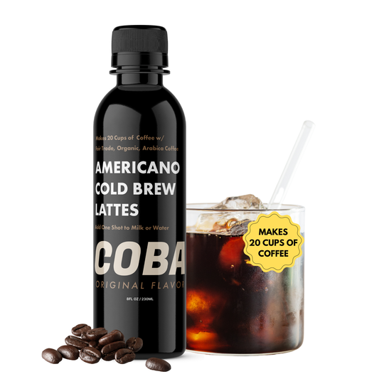 COBA Coffee Concentrate. Brew 15 Cups of Coffee in Seconds